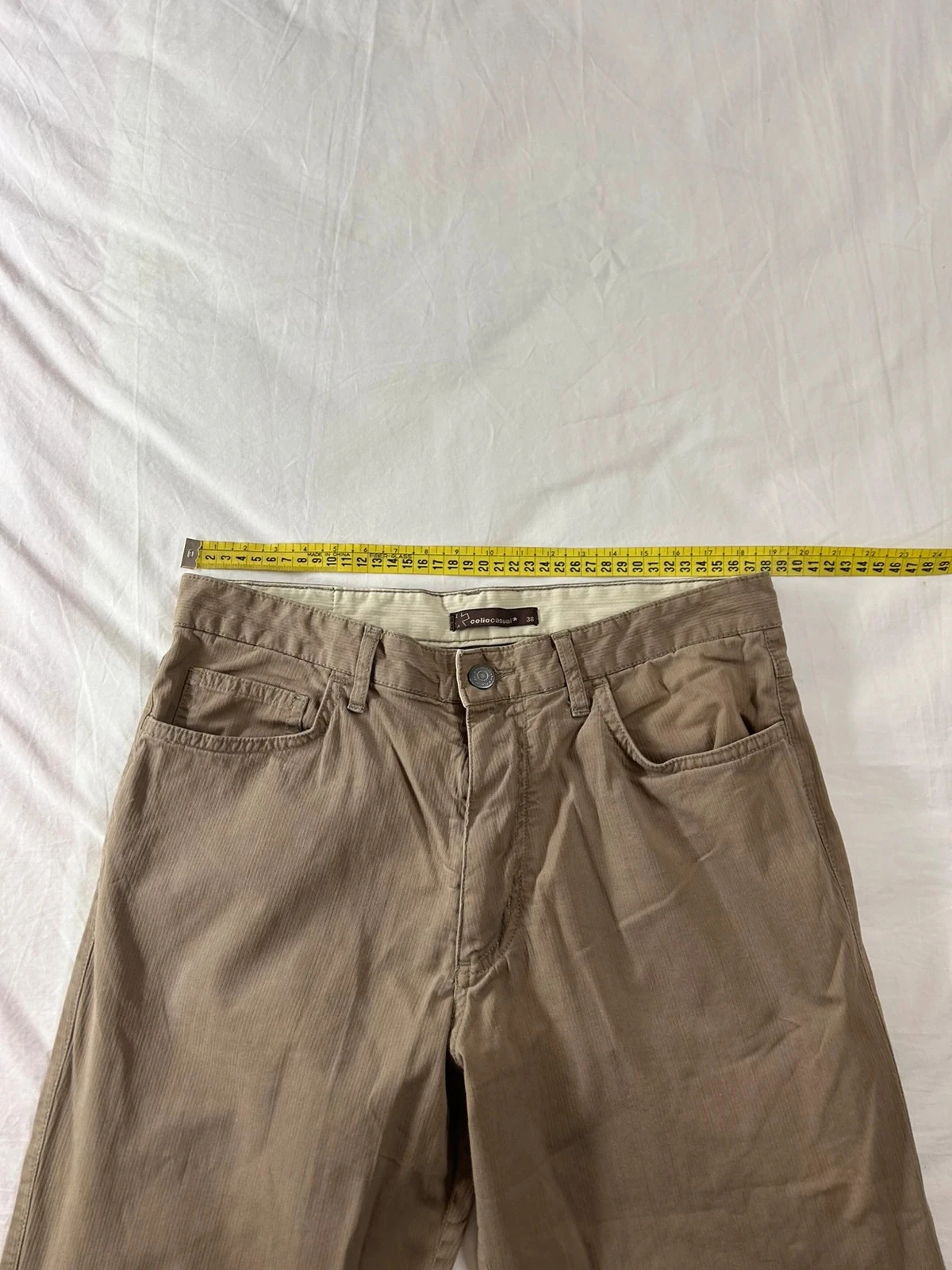 Jean de corte recto beige Celio casual – photo 8